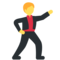Man Dancing emoji on Twitter